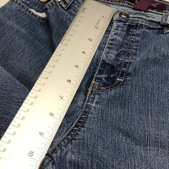 VINTAGE GLORIA VANDERBILT CROP STRAIGHT JEANS 8x26 - Picture 8 of 11